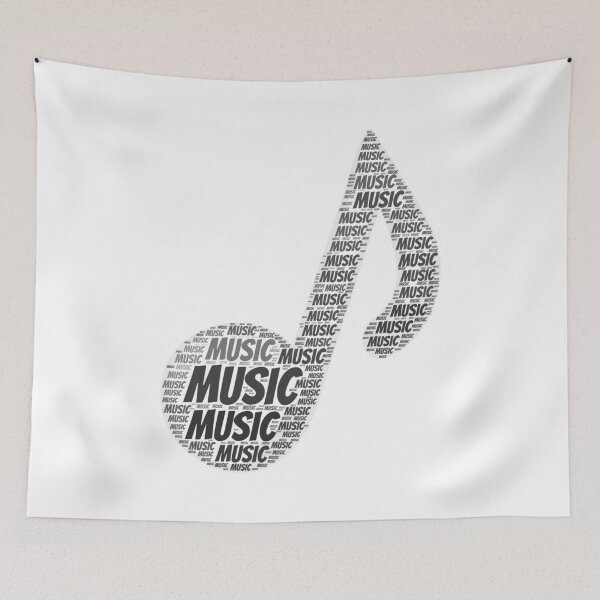Item preview, Music Word Cloud Shirt Presents designed and sold by ProjectsMM.
