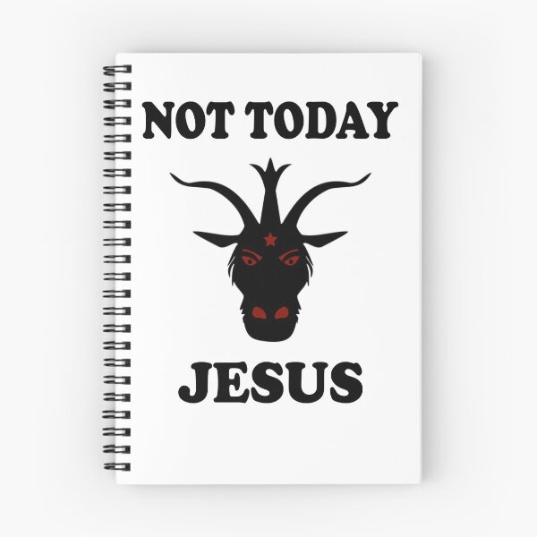 Item preview, Atheist Not Today Jesus Satan designed and sold by zejose.