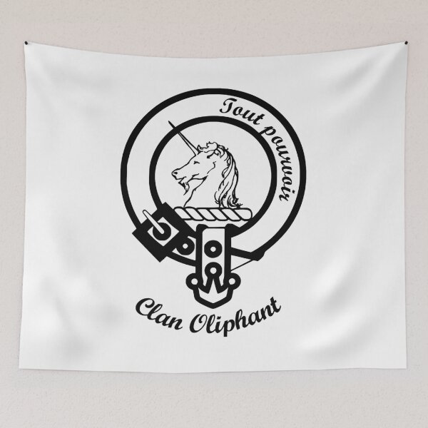 Artikelvorschau, Oliphant Scottish Clan Nachname entworfen und verkauft von BagTown Clans.