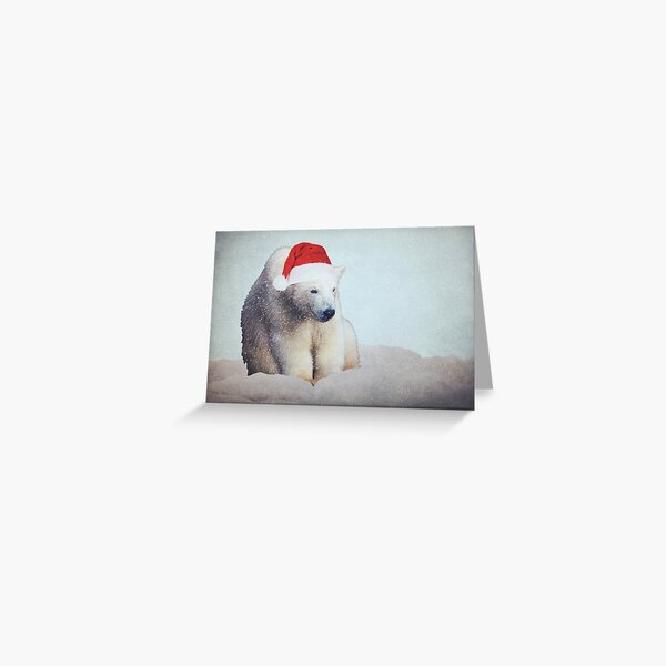 Christmas Polar Bear Greeting Card