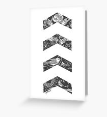 Liam's Chevrons Greeting Card