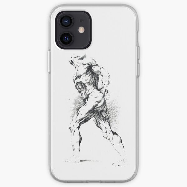 #art #adult #illustration #people renaissance marble painting naked iPhone Soft Case