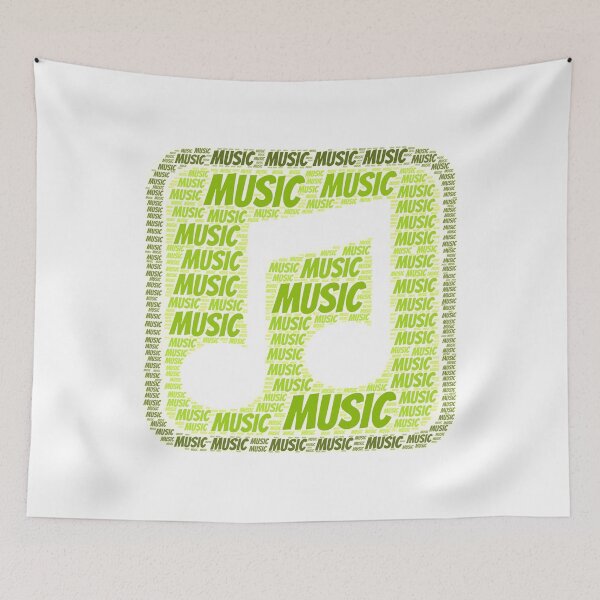 Item preview, Music Word Cloud Shirt Presents designed and sold by ProjectsMM.