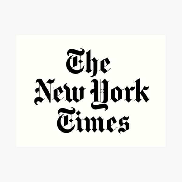 Get New York Times Logo Transparent White PNG