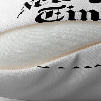 Alternate view of The New York Times Logo Throw Pillow