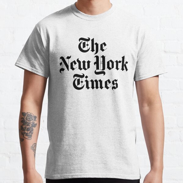 The New York Times Logo Classic T-Shirt