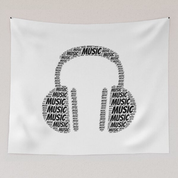 Item preview, Music Word Cloud Shirt Presents designed and sold by ProjectsMM.