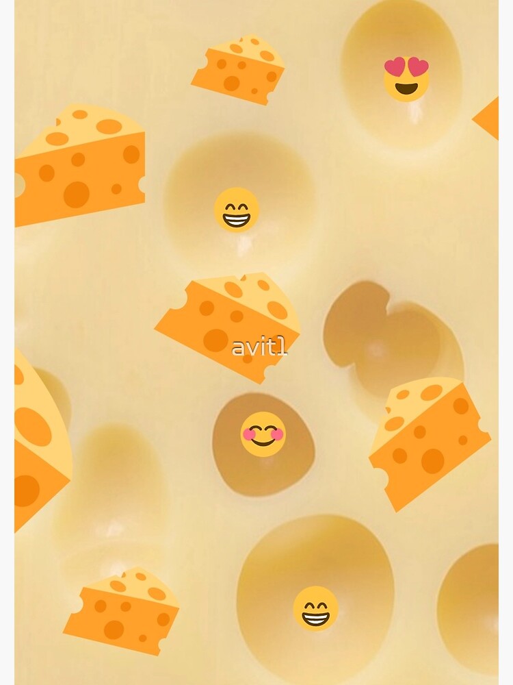 "Glorious Cheese Emoji mash up, Cheese lover gifts, Cheese lovers