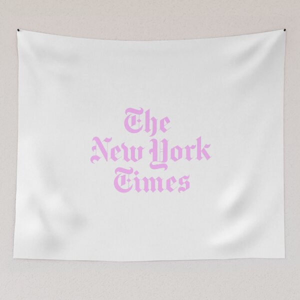 Item preview, The New York Times Logo Pink  designed and sold by ktthegreat.