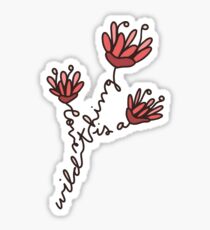 Love is a Wild Thing Sticker
