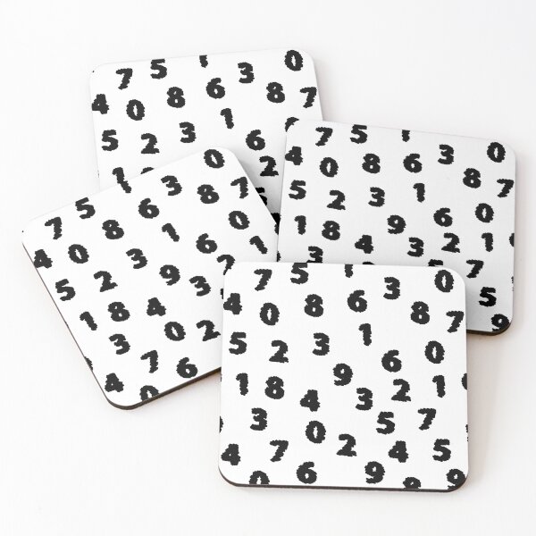 Item preview, Number seamless pattern designed and sold by Danler.