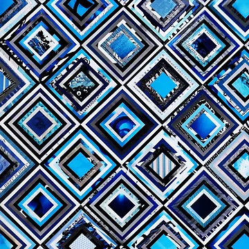 Artwork thumbnail, Test Pattern (Blue) by Joel Lambeth