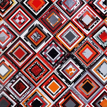 Artwork thumbnail, Test Pattern (Orange) by Joel Lambeth