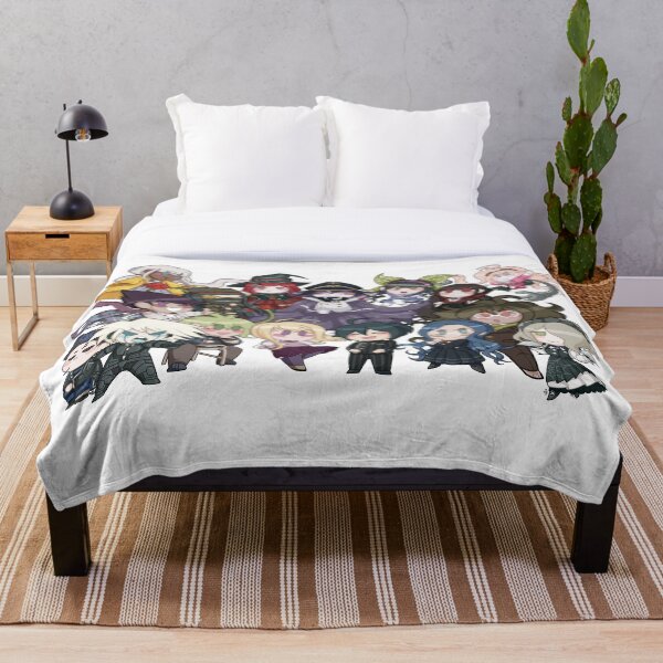 Dangan Ronpa V3 Chibi Collection Throw Blanket