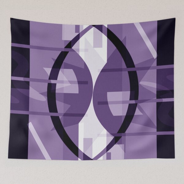 Item preview, Purple Cosmic Collision Abstract by Jenny Meehan  designed and sold by Jenny Meehan Art Prints and Patterns  .