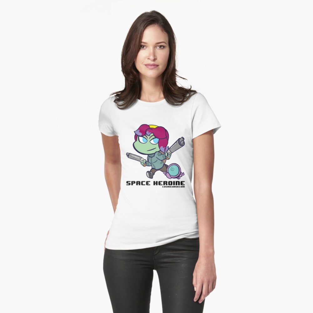 Space Heroine Fitted T-Shirt