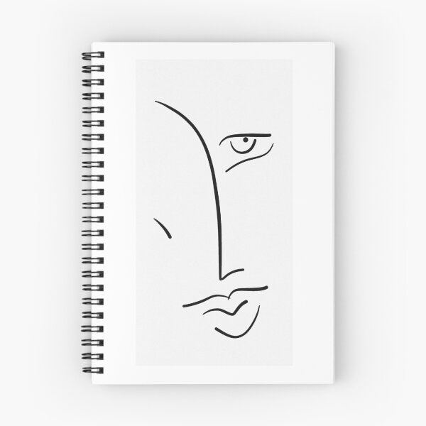Item preview, Minimalistic Abstract Face Portrait designed and sold by shadowsofsome1.