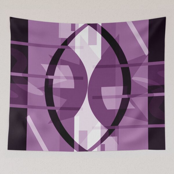 Item preview, Red-Purple Cosmic Collision Abstract - Jenny Meehan designed and sold by Jenny Meehan Art Prints and Patterns  .