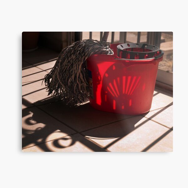 Playful Bucket Metal Print