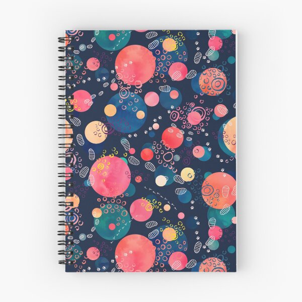 Item preview, Footprints on the Moon - fun and original whimsical pattern designed and sold by Markéta Stengl.