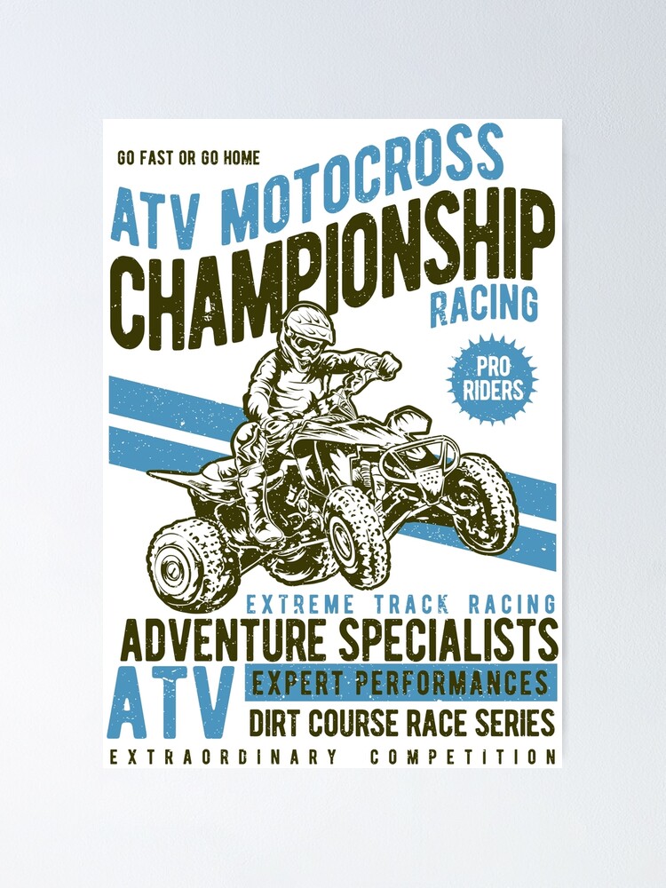 ATV Championship Poster by offroadstyles | Redbubble