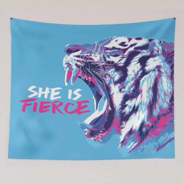 Item preview, She is Fierce designed and sold by polliadesign.