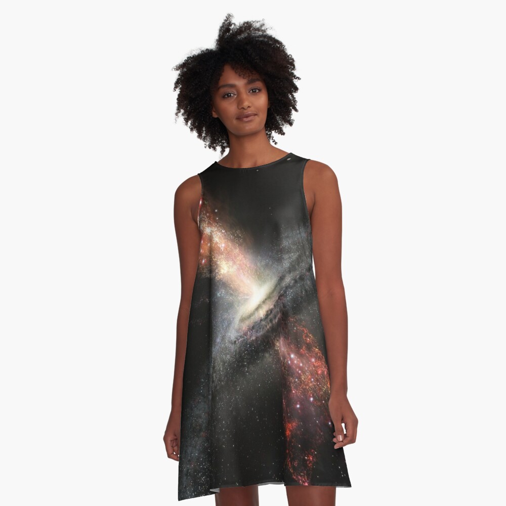 #astronomy, #galaxy, #nebula, #space, #exploration, #constellation, #dust, #science A-Line Dress