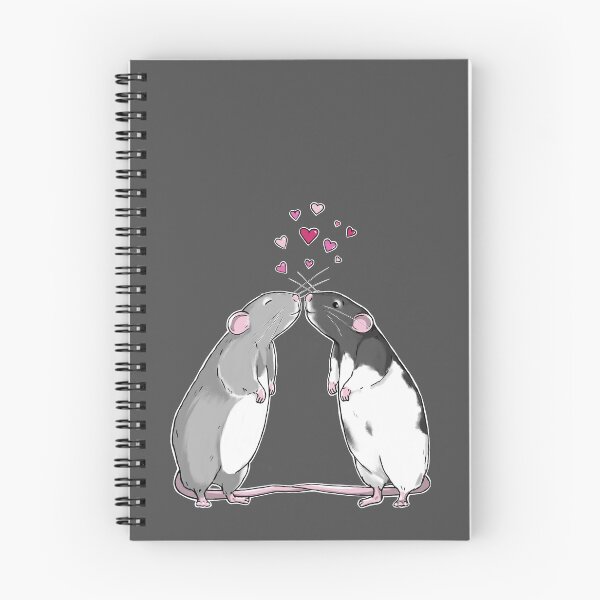 Item preview, Rat Kisses (White Outline) designed and sold by Doodle-Pip.