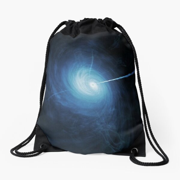 abstract, astronomy, energy, flame, space, motion, science, blur, fantasy, moon, futuristic, vertical, large, smoke - physical structure, exploding, explosions in the sky, textured Drawstring Bag
