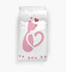 Funda nórdica Te amo, te quiero, te quiero, día de San Valentín