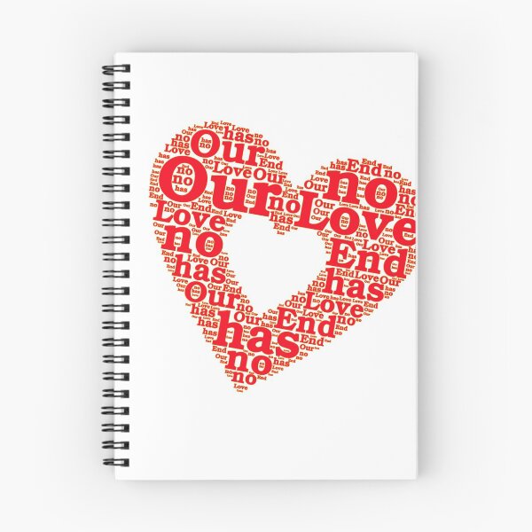 Item preview, Our Love has no end Valentine's Day shirt designed and sold by Dubbra.