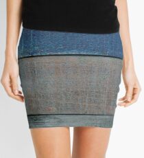 Old painted wood Mini Skirt