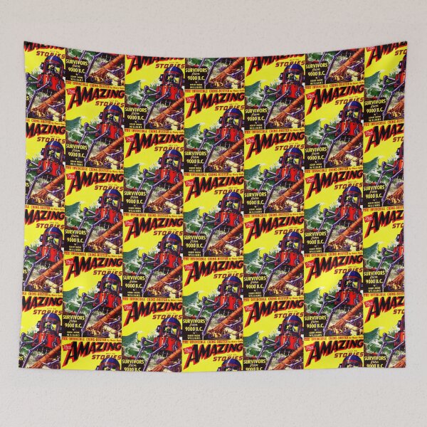 Item preview, Science Fiction Vintage Magazine Cover designed and sold by AnchorArt.