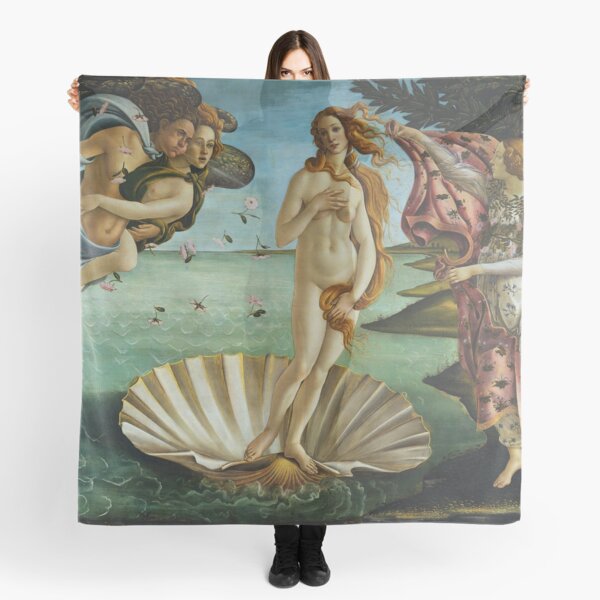 The Birth of Venus by Sandro Botticelli (1486) Scarf