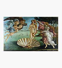 The Birth of Venus by Sandro Botticelli (1486) Photographic Print