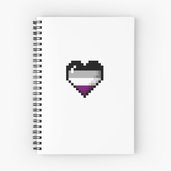 Item preview, Pixelated Love - Asexual designed and sold by asrathecat.