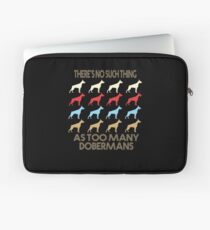 Doberman Dog Vintage Retro Style Laptop Sleeve
