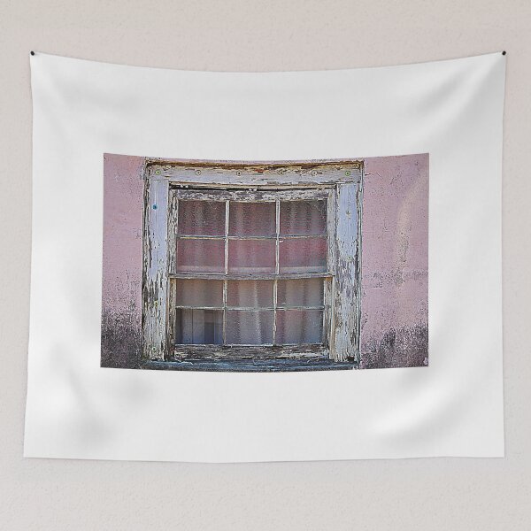 Item preview, Weathered Window On Pink Building designed and sold by Cynthia48.