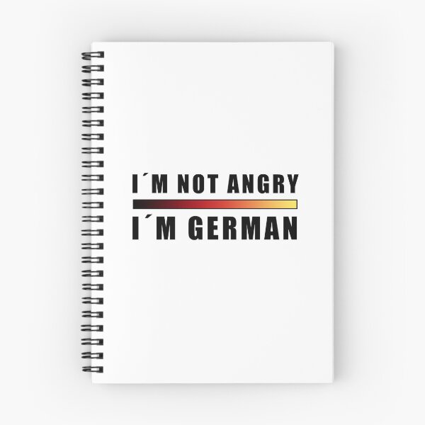 Item preview, I AM NOT ANGRY I AM GERMAN! GIFT IDEA designed and sold by JamesandLuis.