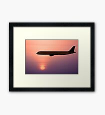 Jet Liner Framed Print