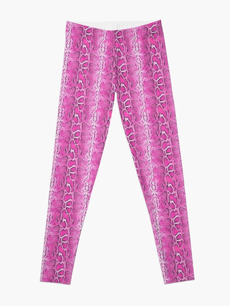 Pink 2025 snakeskin leggings