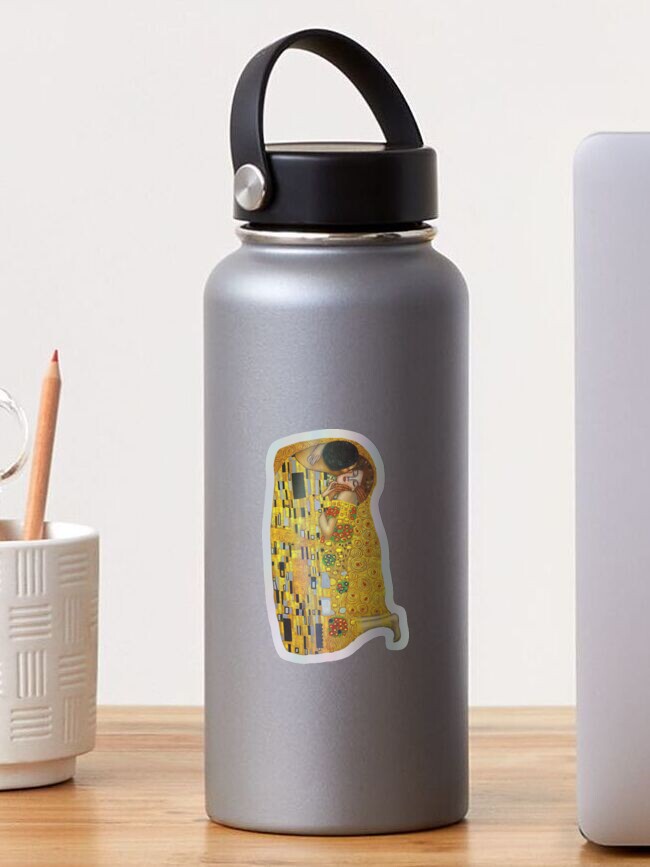 Aperçu 1 sur 4. Sticker avec l'œuvre Le baiser créée et vendue par stickerific.