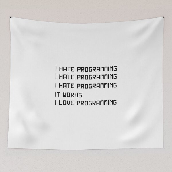 Item preview, I Love Programming designed and sold by marcmediadesign.