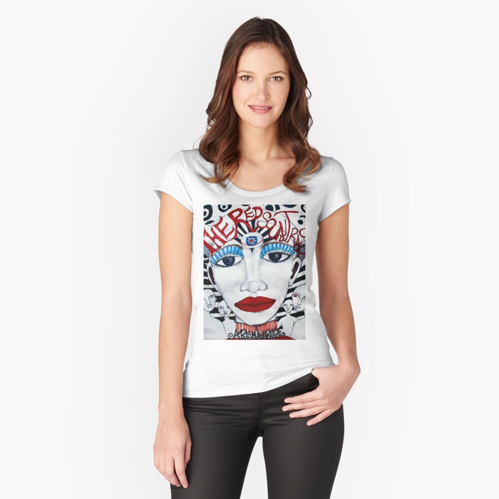 Item preview, Fitted Scoop T-Shirt designed and sold by aremaarega.