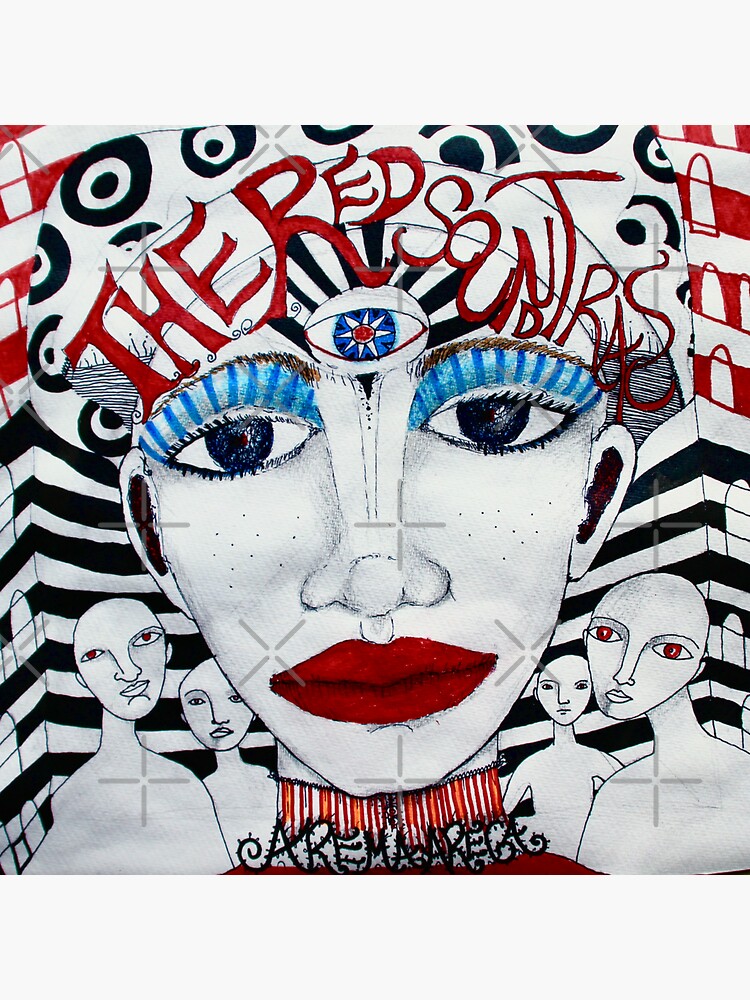 Artwork view, The Red Soundtracks - Drawing designed and sold by Arema Arega