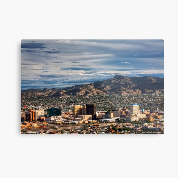 Downtown El Paso Metal Print