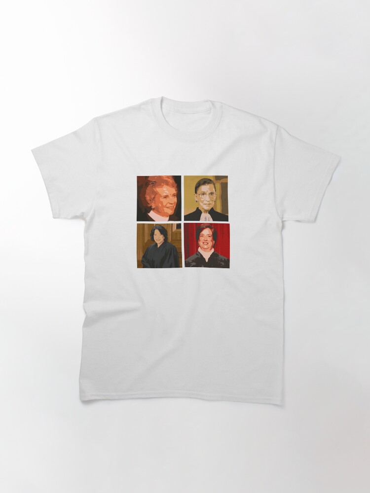 t shirt with female supreme court justices