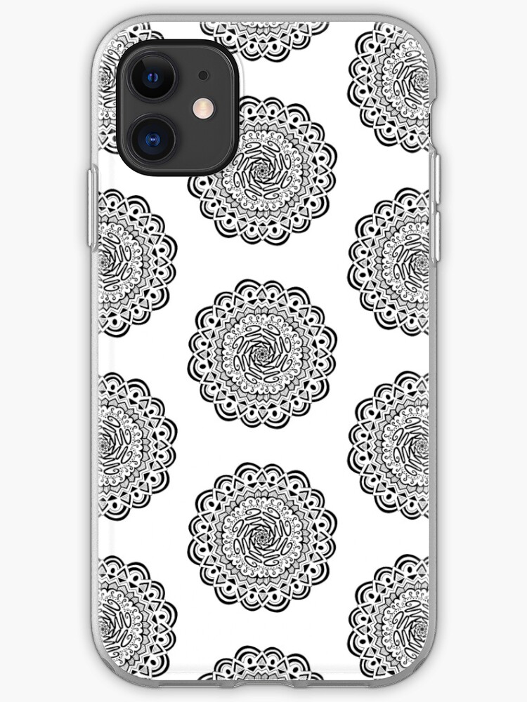 Thumbnail 1 of 5, iPhone Case, IMD Zentangle 4 designed and sold by bellabarbagallo.