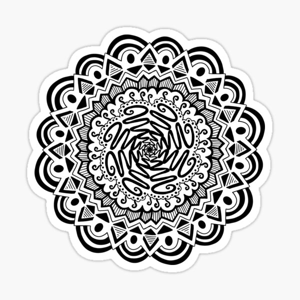 IMD Zentangle 4 Sticker