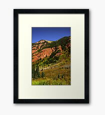 Rocky mountains Framed Print